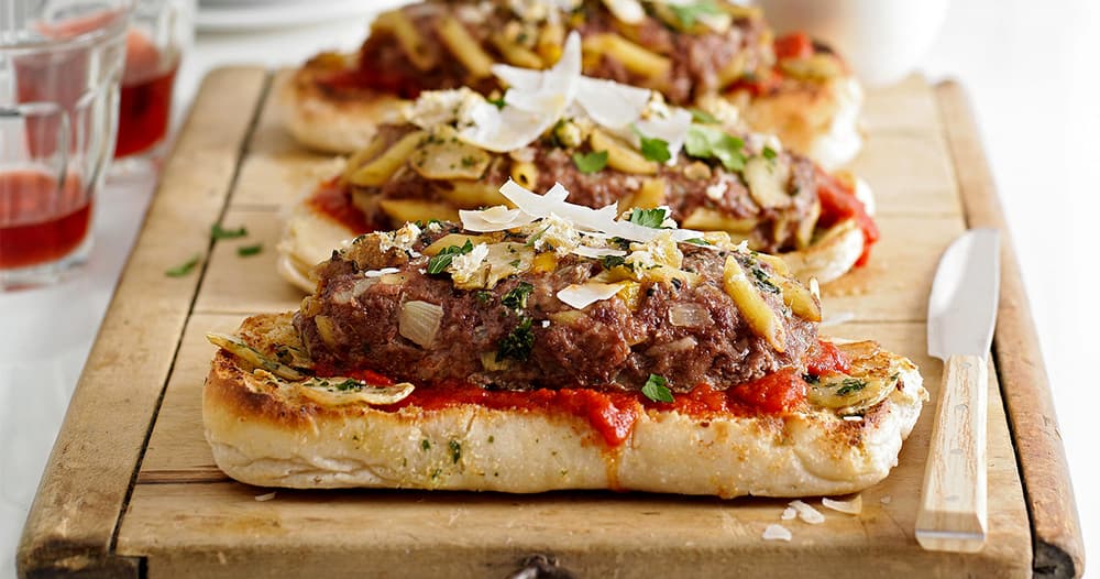 Pasta and Meatballs Meat Loaf Punchfork