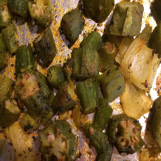 Super Easy OvenRoasted Okra Punchfork