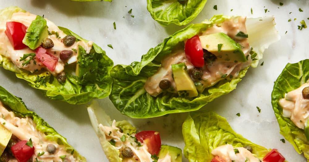 Crab Louie Salad Lettuce Cups Punchfork
