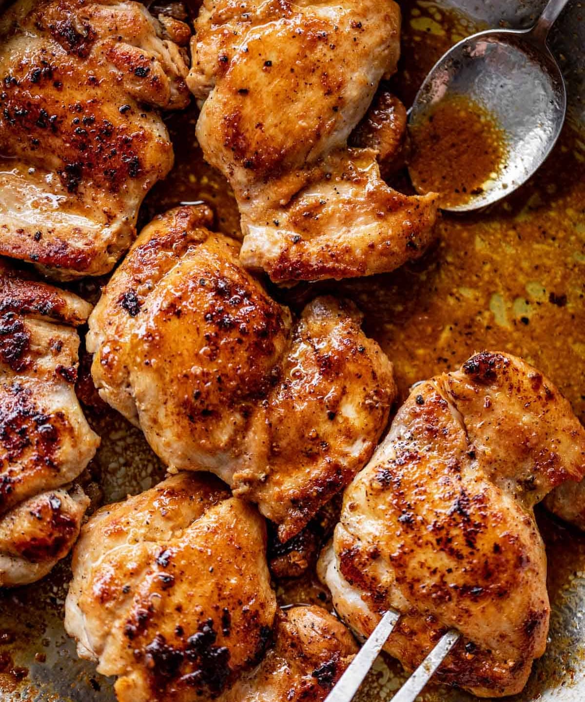 Crispy Garlic Boneless Chicken Thighs (Stove Top) Punchfork