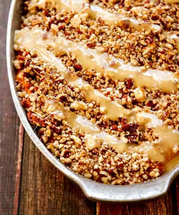 Sweet Potato Casserole with Marshmallow Pecan Topping Punchfork