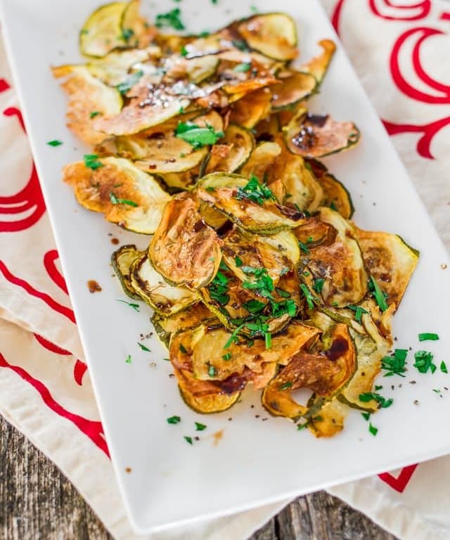 Baked Zucchini Chips Punchfork