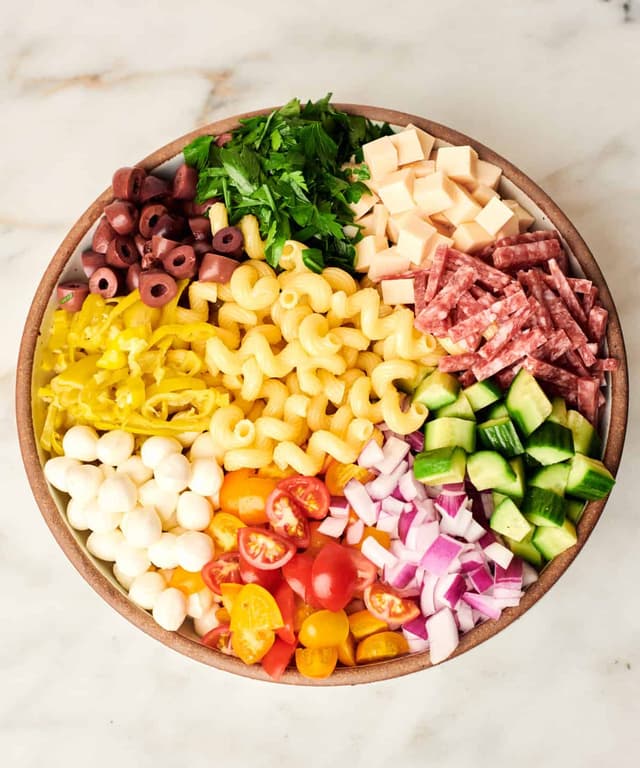 Italian Chopped Pasta Salad Punchfork