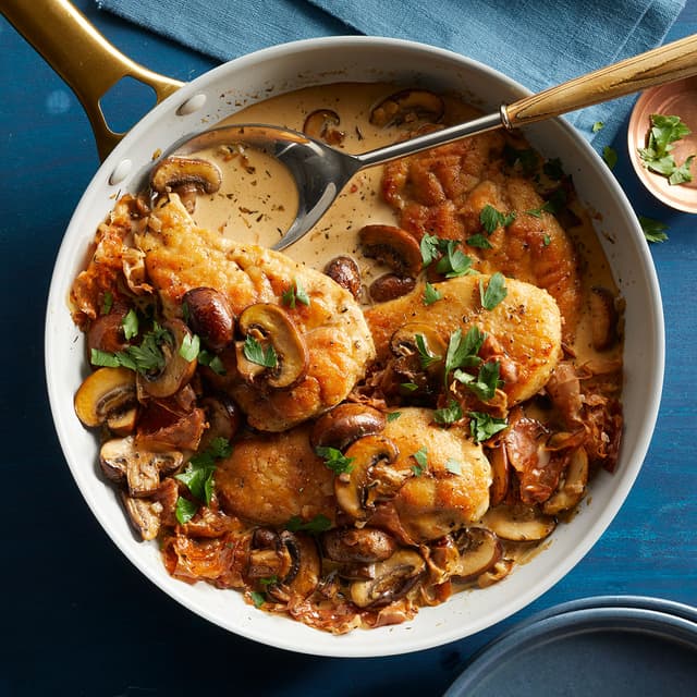 20Minute Creamy Chicken Marsala with Prosciutto Punchfork