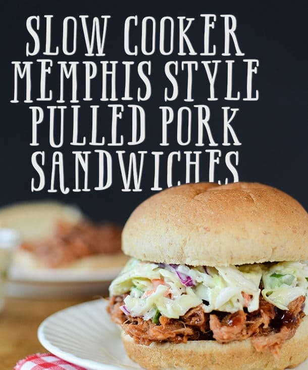 Slow Cooker Memphis Style Pulled Pork Sandwiches Punchfork