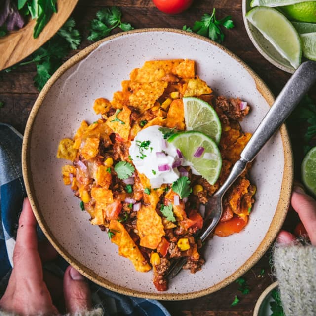 Dorito Casserole (Ground Beef Taco Bake) Punchfork
