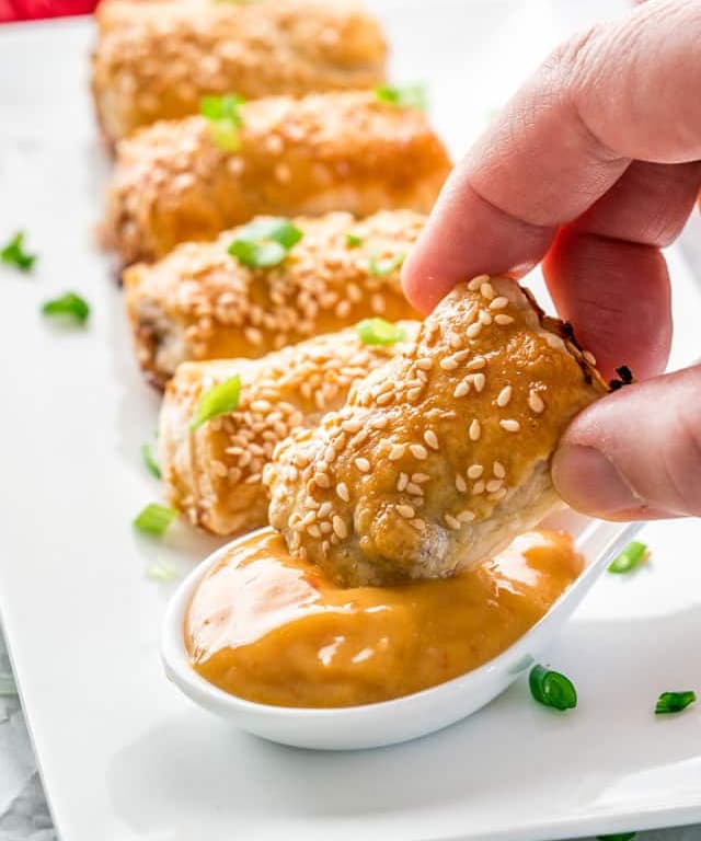 Asian Pork Rolls Punchfork