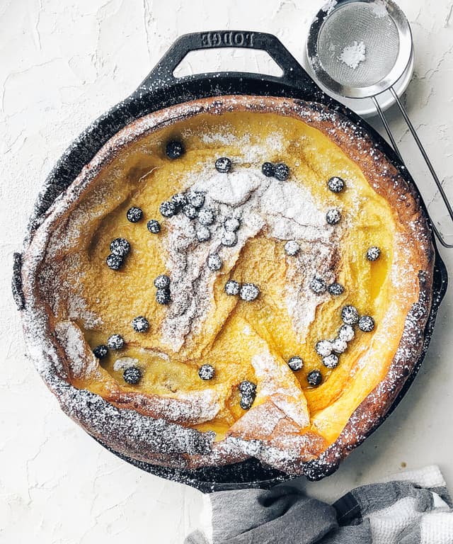 Easy Dutch Baby Pancake Punchfork