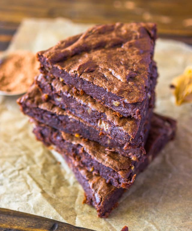 4 Ingredient Fudge Protein Brownies (Vegan, GlutenFree, Paleo) Punchfork