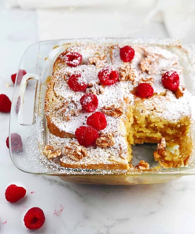 Baked French Toast Casserole with Sweetened Condensed Milk Punchfork