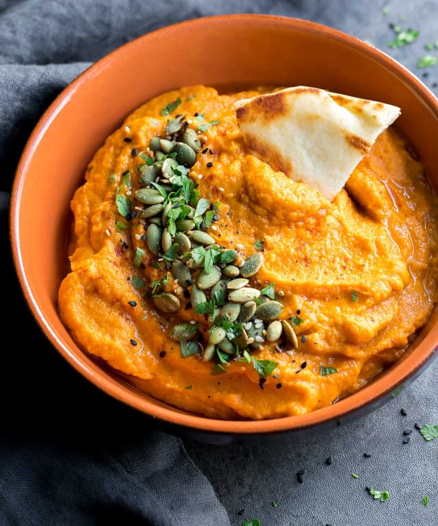 Spicy Sweet Potato Dip Punchfork