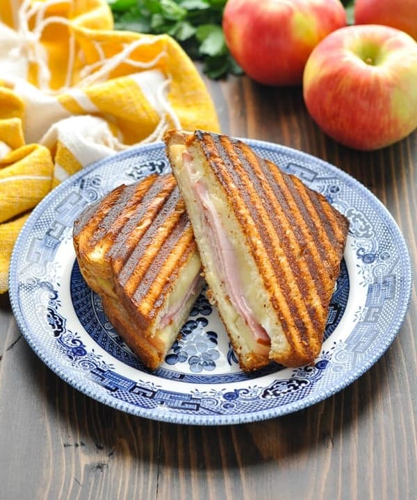 Ham, Brie and Apple Panini Sandwich Punchfork