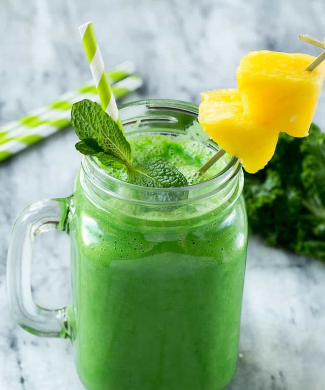 Pineapple Kale Smoothie Punchfork