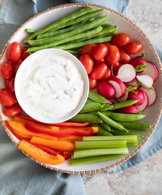 Homemade Veggie Dip Punchfork