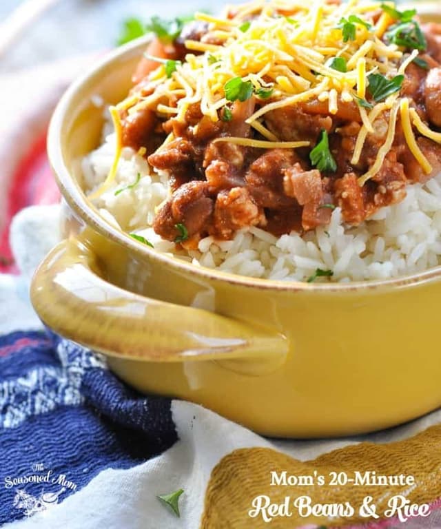 Mom's 20Minute Red Beans and Rice Punchfork