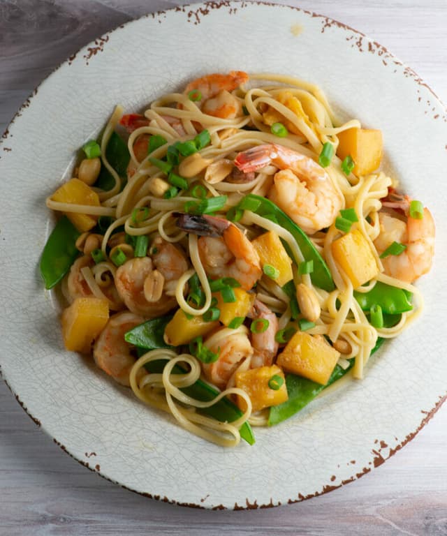 Pineapple Shrimp Noodles Punchfork