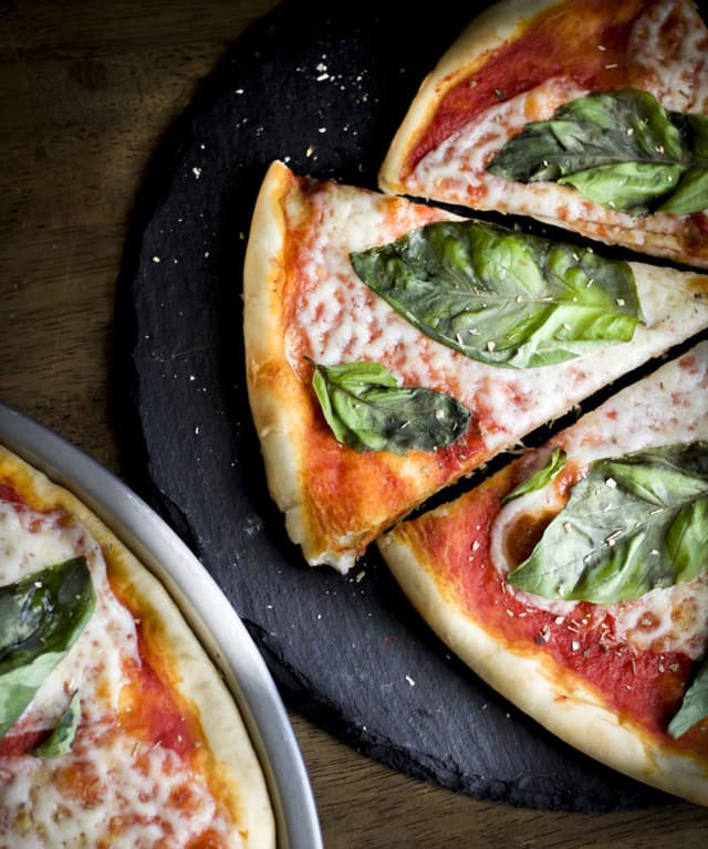 Thin Crust Margherita Pizza Punchfork