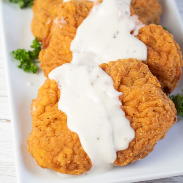Air Fryer Frozen Country Fried Steak Punchfork