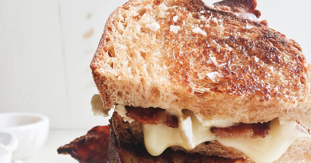 Sticky Finger Maple Bacon Grilled Cheese Punchfork