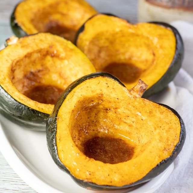 Honey Roasted Acorn Squash Punchfork