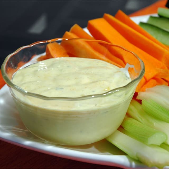 Easy Vegetable Dip Punchfork