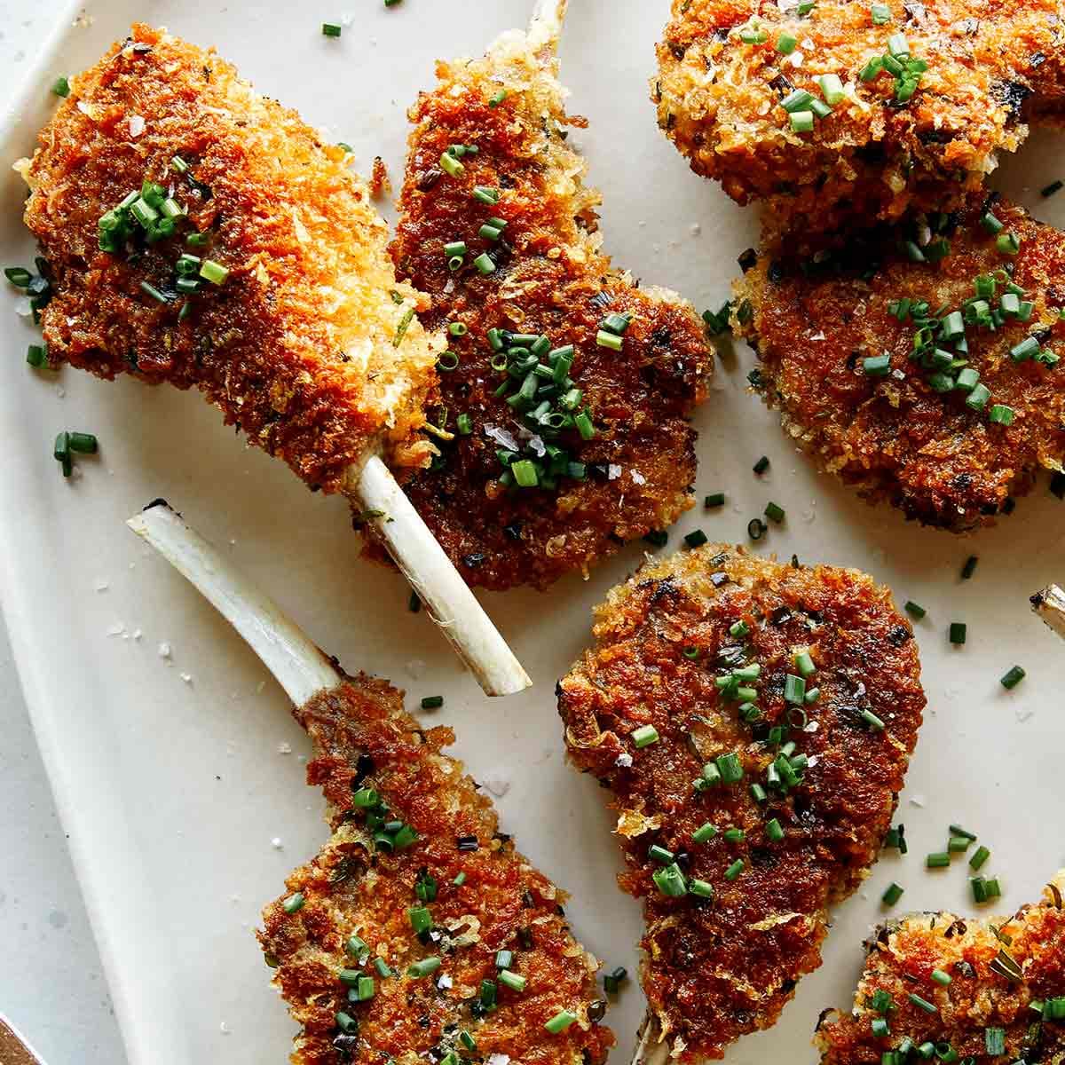 PankoCrusted Lamb Chops Punchfork