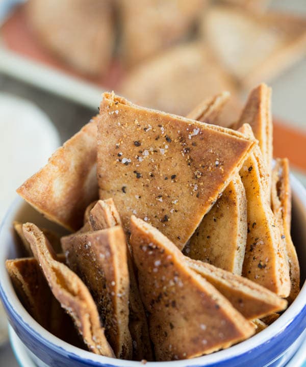 Homemade Seasoned Pita Chips Punchfork