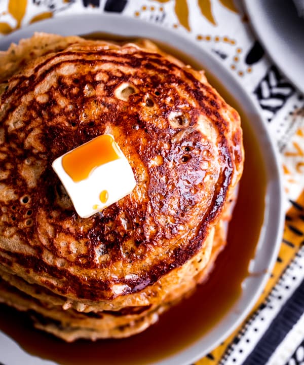 Lemon Chia Whole Wheat Pancakes Punchfork