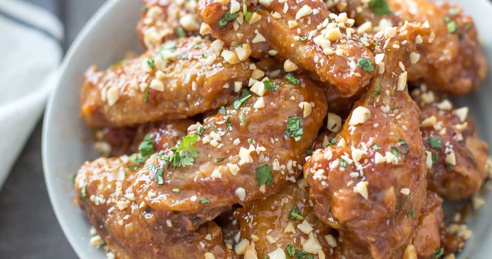 Oven Baked Peanut Butter and Jelly Wings Punchfork