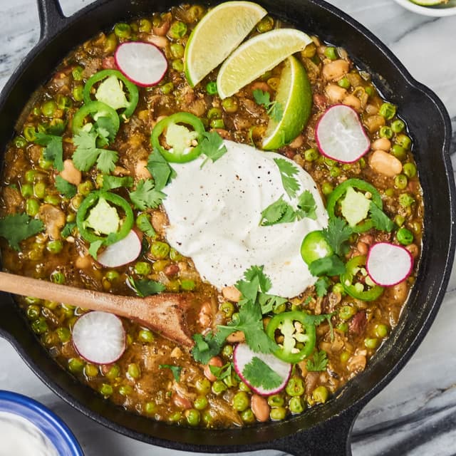 ThreeBean Spring Skillet Chili Punchfork