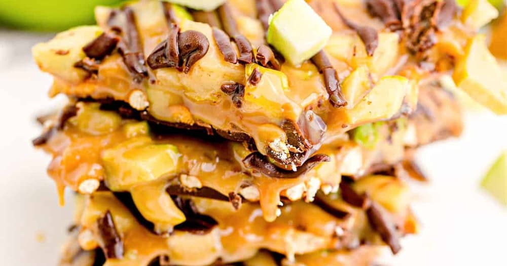 Caramel Apple Bark Punchfork