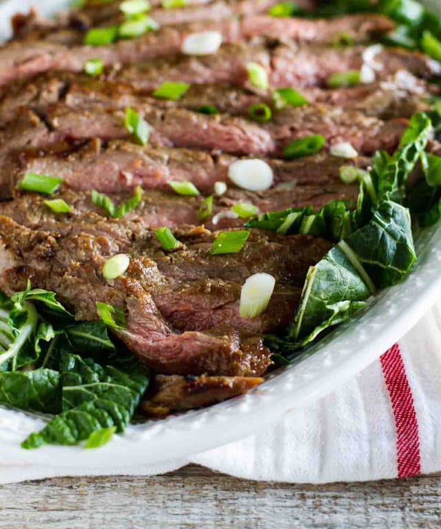 Korean Barbecue Flank Steak Punchfork