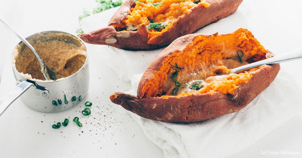 Sweet Potatoes + Maple Miso Butter Punchfork