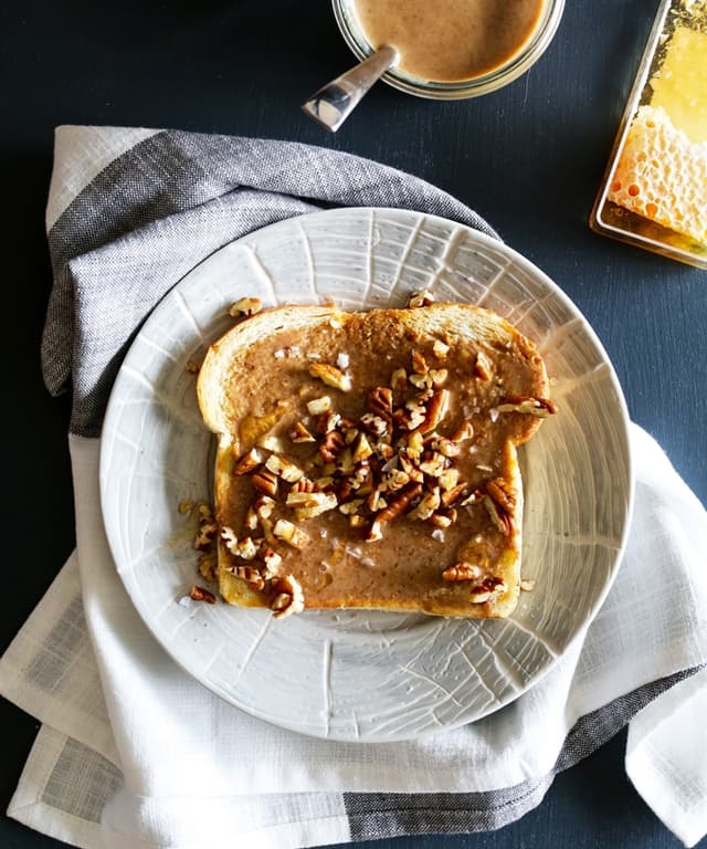 Roasted Pecan Butter, and Sea Salt Toast Punchfork