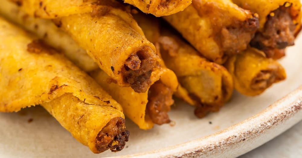 Frozen Taquitos in the Air Fryer Punchfork