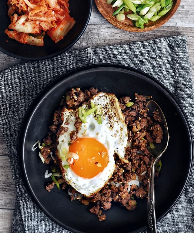 Ground Beef Bulgogi Bowls Punchfork