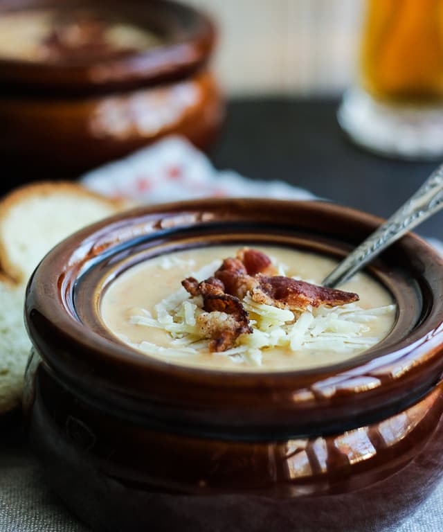 CheddarAle Soup Punchfork