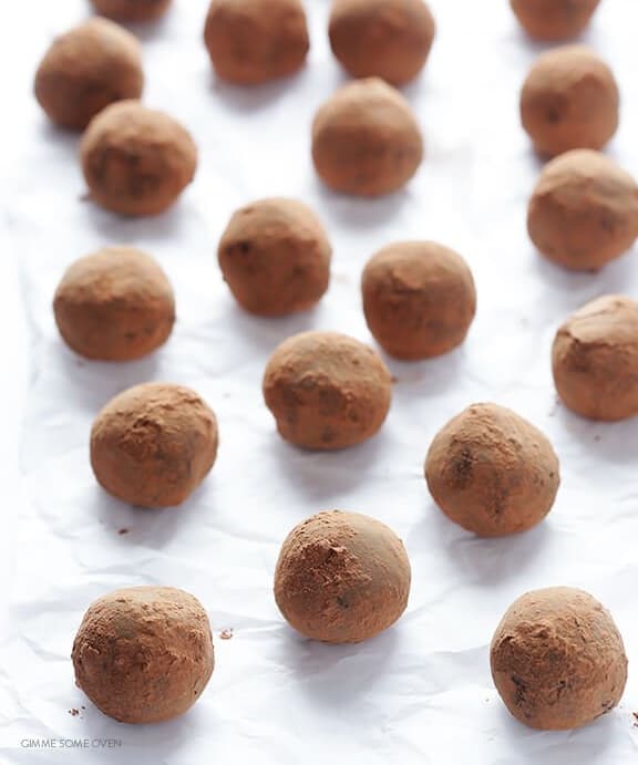 5Ingredient Whiskey Dark Chocolate Truffles Punchfork