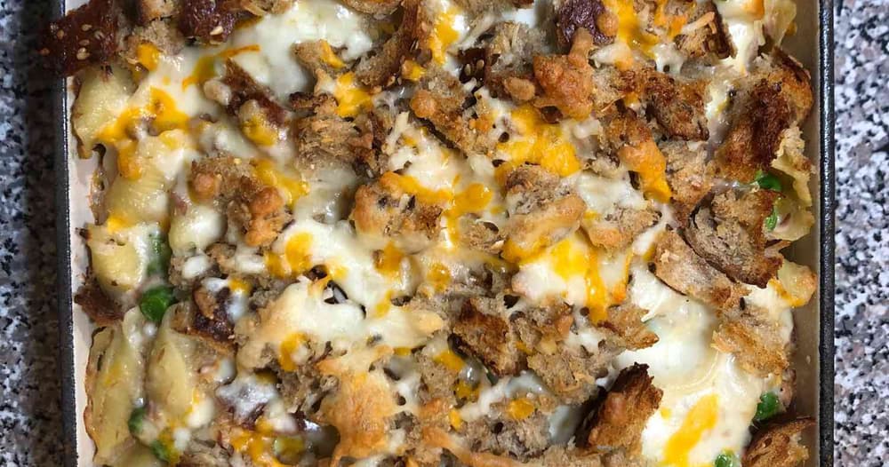 Tuna Noodle Casserole with Bechamel Sauce Punchfork