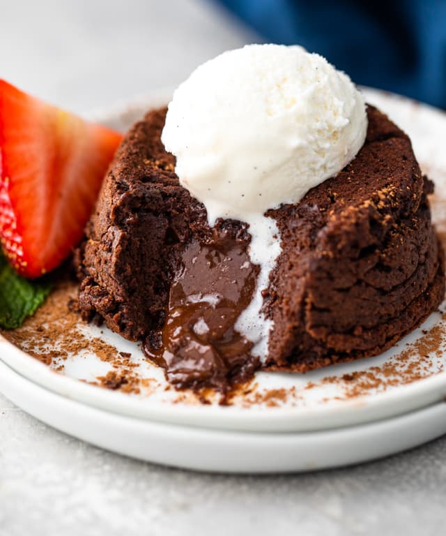 The Best Keto Chocolate Lava Cakes Punchfork