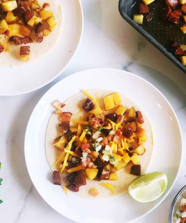 Chorizo Tacos with Potatoes Punchfork