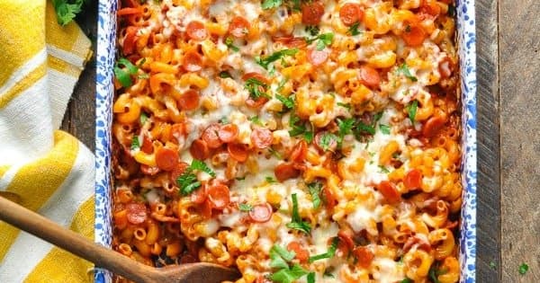 4 Ingredient Dump And Bake Pizza Casserole Punchfork 4 Ingredient Dump And Bake Pizza Casserole Punchfork
