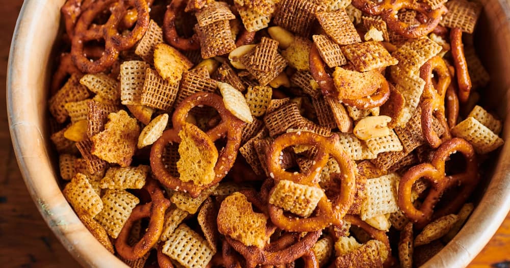 The Absolute Best OvenBaked Chex Mix Punchfork