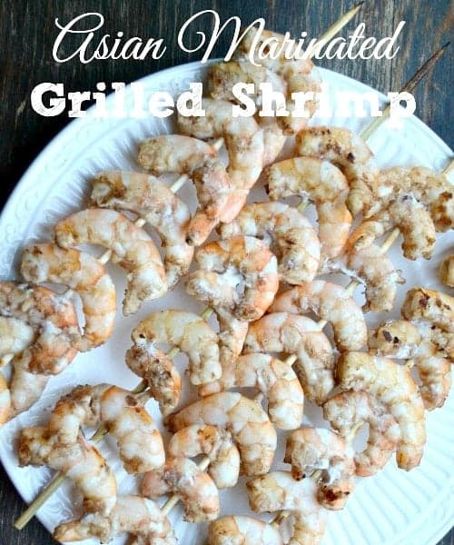 Asian Marinated Grilled Shrimp Punchfork
