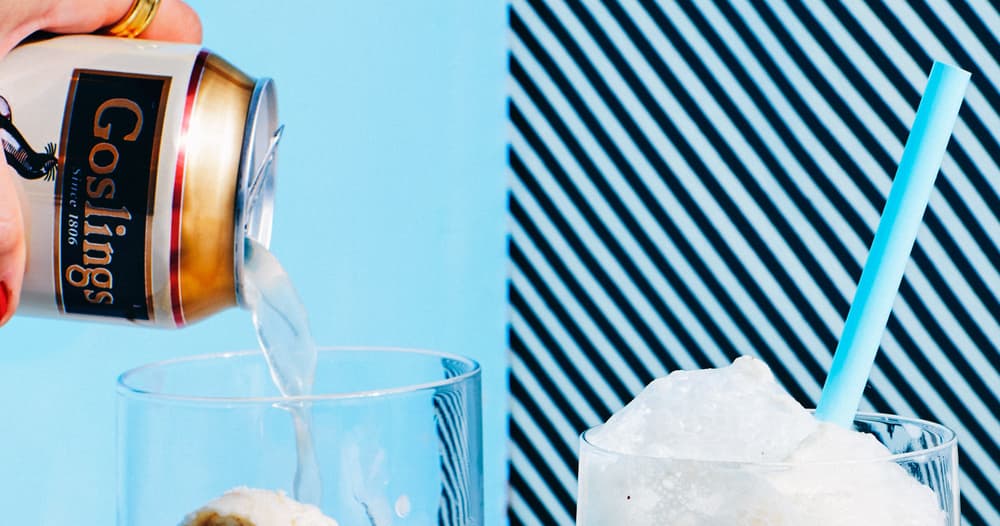 3Ingredient GingerPeach Ice Cream Floats Punchfork