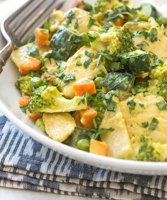 Easy Green Chicken Curry Punchfork