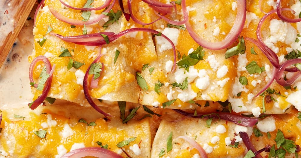 Portobello and Poblano Enchiladas Punchfork