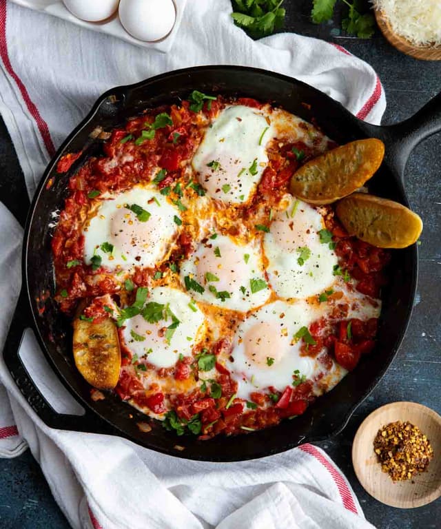 Shakshuka (Eggs in Purgatory) Punchfork