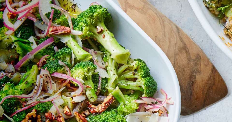 Broccoli Salad with Sherry Vinaigrette Punchfork
