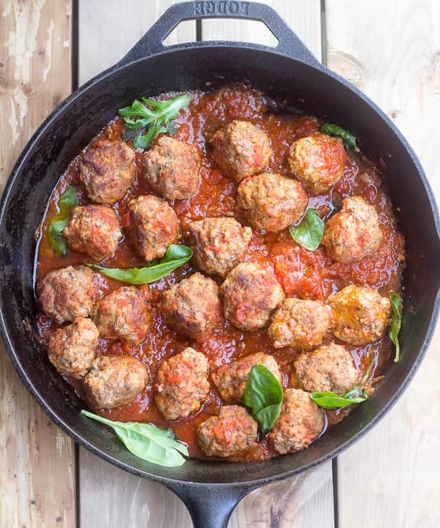 Pan Fried Meatballs Low FODMAP, Paleo, Whole30 Punchfork